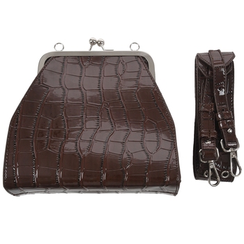 Vintage Crocodile Pattern Messenger Women Luxury Alligator Shoulder Crossbody Bags Designer Croc Pu Leather Women Flap Bags Chic